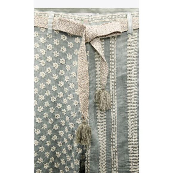 Zara embroidered pants Openwork - Picture 2 of 6